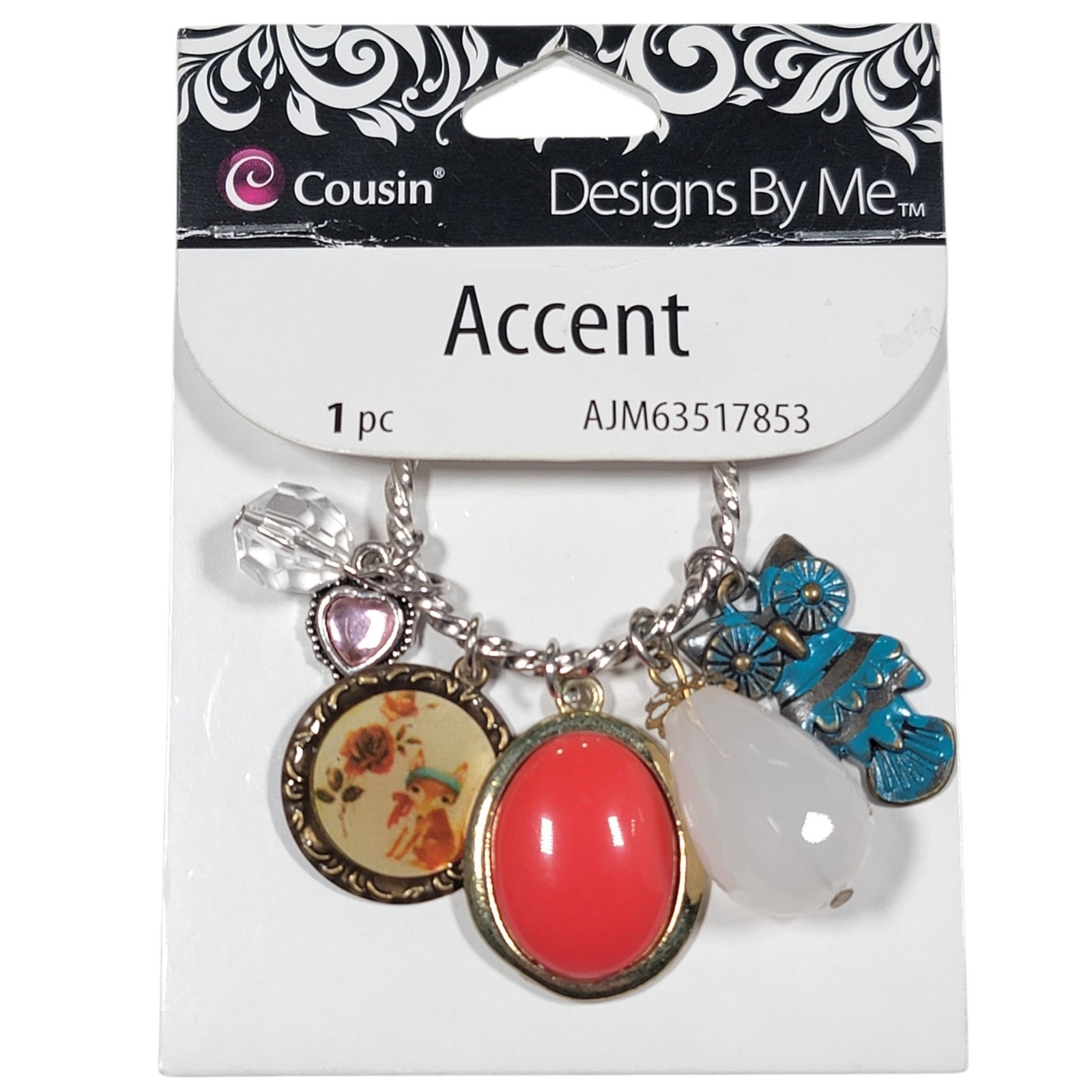 Cousin Designs By Me Accent Charm Statement Pendant Owl Fox Jewelry Making